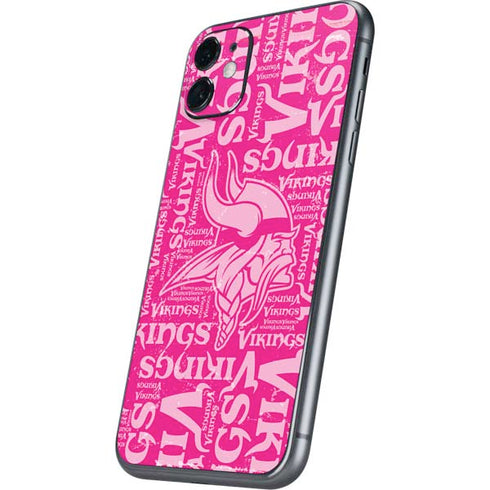 NFL Minnesota Vikings - Blast Pink iPhone 11 Skin